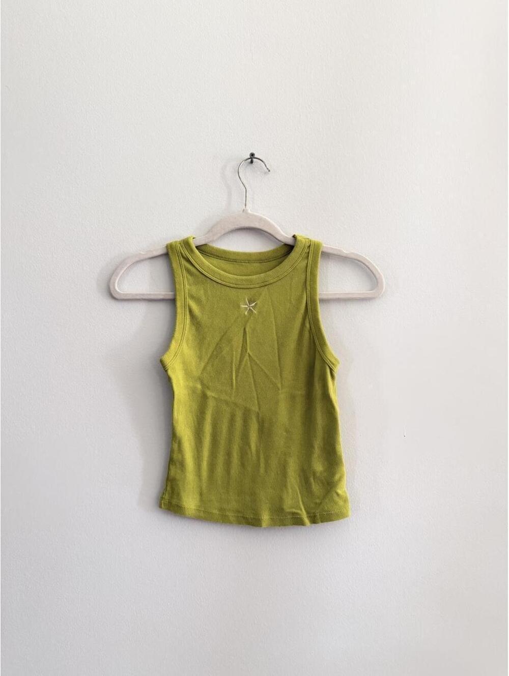 A New Day Green Tank with Star Detail